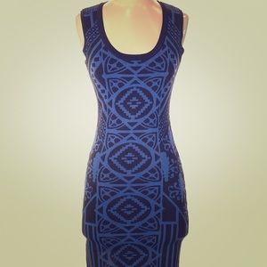 NWT black & blue cocktail dress